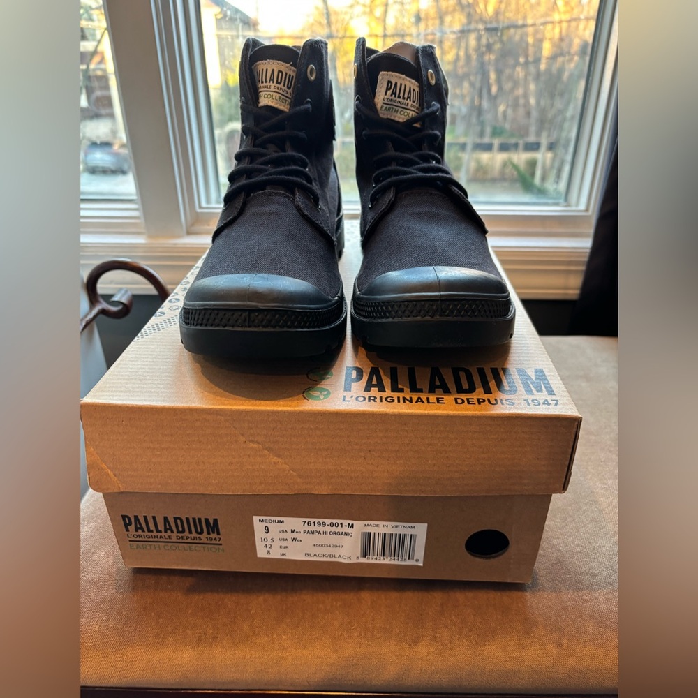 Palladium Men's Black High-Top Boots